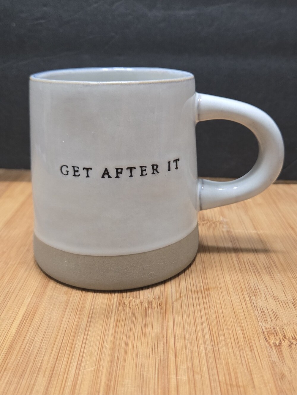 Magnolia Hearth and Hand Get After It Stoneware Mug Coffee Cup
